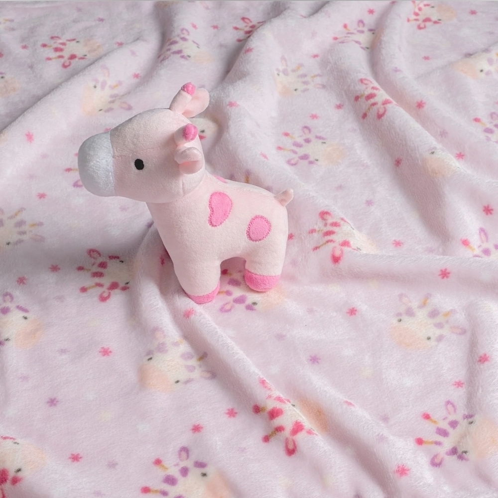 Cute Pink Giraffe Plush Toy